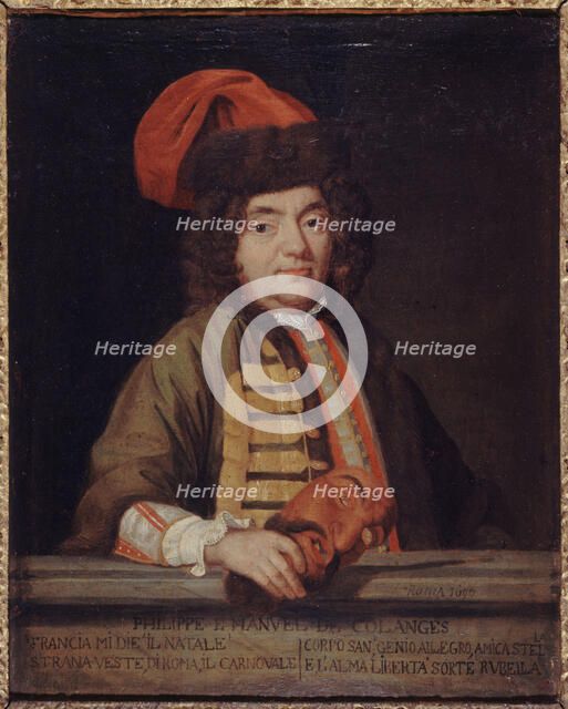 Portrait of Emmanuel de Coulanges (1633-1716), letter writer and singer, 1690. Creator: Nicolas Colombel.