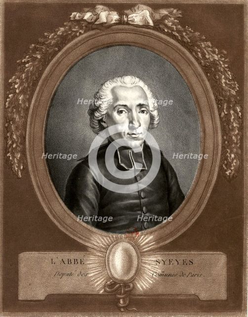 Portrait of Emmanuel Joseph Sieyès (1748-1836), .
