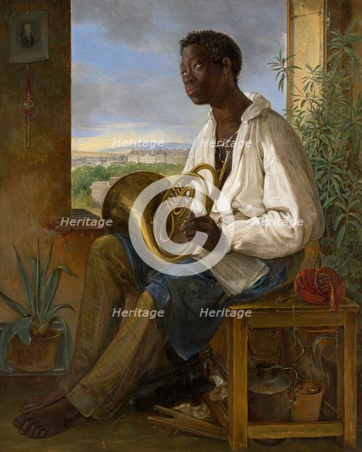 Portrait of Emmanuel Rio, 1836. Creator: Albert Schindler.