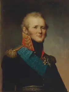 Portrait of Emperor Alexander I (1777-1825), 1809. Artist: Shchukin, Stepan Semyonovich (1762-1828)