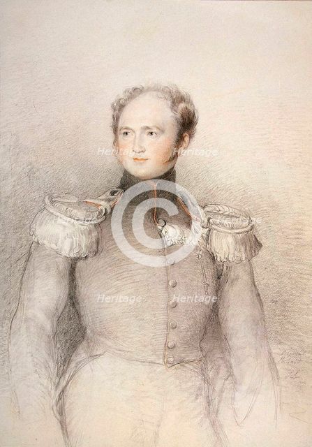 Portrait of Emperor Alexander I (1777-1825), 1818.  Creator: Lawrence, Sir Thomas (1769-1830).