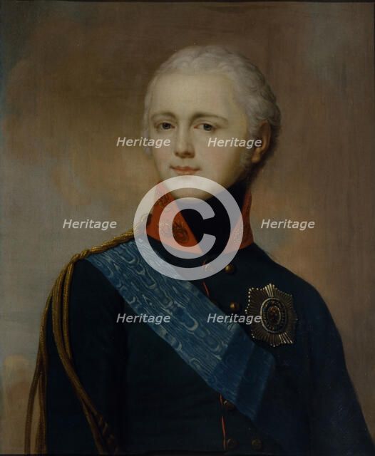 Portrait of Emperor Alexander I (1777-1825). Artist: Anonymous  