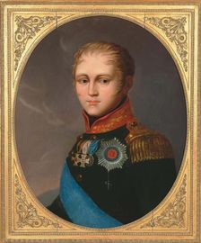 Portrait of Emperor Alexander I (1777-1825), c. 1810. Creator: Anonymous