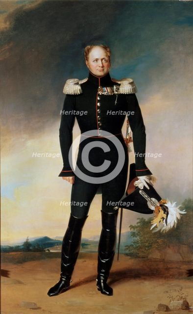 'Portrait of Emperor Alexander I', 1825. Artist: George Dawe