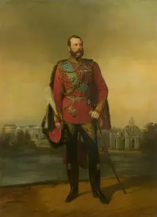 Portrait of Emperor Alexander II, 1866. Creator: Georg von Bothmann
