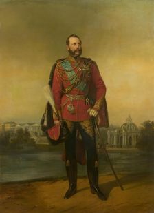 Portrait of Emperor Alexander II, 1866. Creator: Georg von Bothmann