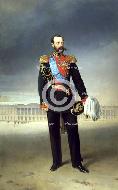 Portrait of Emperor Alexander II', (1818-1881), 1875. Creator: Bottman, Yegor (Gregor) (18..-1891).