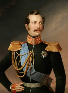 Portrait of Emperor Alexander II (1818-1881), . Creator: Godenhjelm; Berndt (1799-1881)