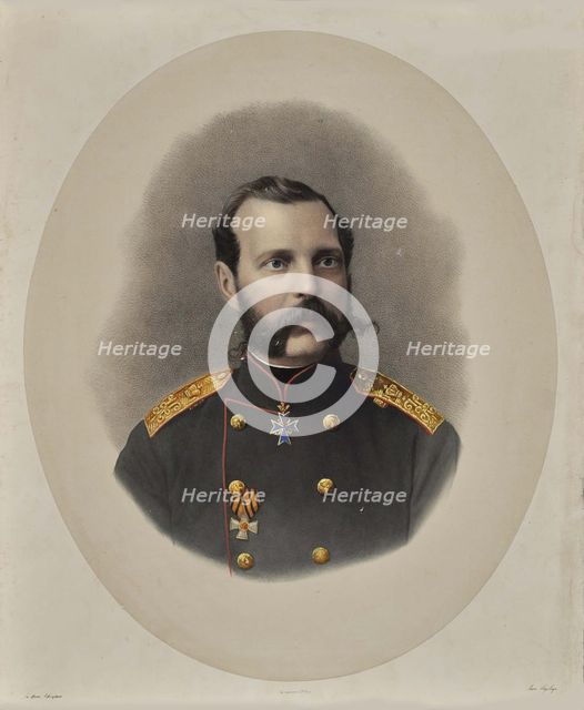 Portrait of Emperor Alexander II of Russia (1818-1881), 1860s.