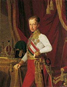 Portrait of Emperor Ferdinand I of Austria (1793-1875), 1839. Creator: Waldmüller, Ferdinand Georg (1793-1865)