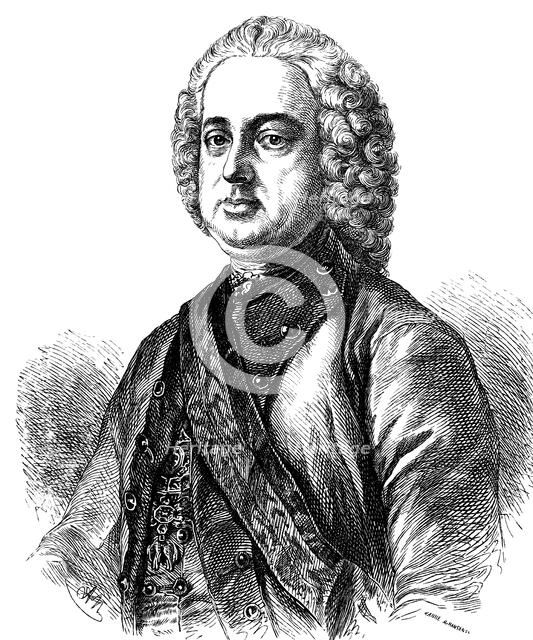 Portrait of Emperor Francis I (1708-1765), 1861.