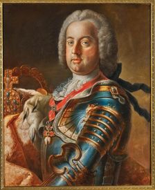 Portrait of Emperor Francis I of Austria (1708-1765), 1743-1745 . Creator: Liotard; Jean-Étienne (1702-1789)