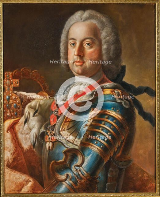Portrait of Emperor Francis I of Austria (1708-1765), 1743-1745 . Creator: Liotard; Jean-Étienne (1702-1789).