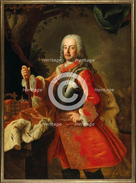 Portrait of Emperor Francis I of Austria (1708-1765). Creator: Mijtens (Meytens), Martin van, the Younger (1695-1770).