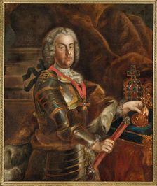 Portrait of Emperor Francis I of Austria (1708-1765), c1740. Creator: Anonymous ()