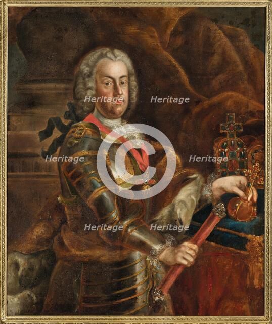 Portrait of Emperor Francis I of Austria (1708-1765), c1740. Creator: Anonymous ().