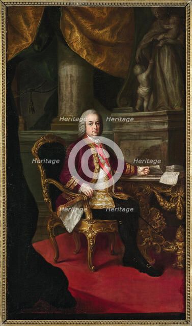Portrait of Emperor Francis I of Austria (1708-1765), c1780. Creator: Batoni; Pompeo Girolamo (1708-1787).