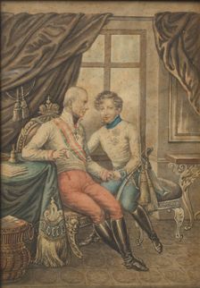 Portrait of Emperor Frans I of Austria and the Duke of Reichstadt, c1830-1900. Creator: Schijtra