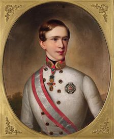 Portrait of Emperor Franz Joseph I of Austria (1830-1916), c1849. Creator: Mezler von Andelberg; Johann Baptist (active 1840s-1850s)