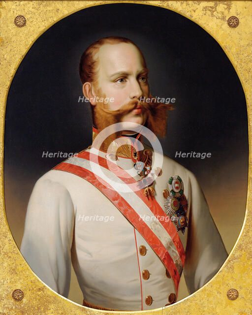 Portrait of Emperor Franz Joseph I of Austria, c. 1870. Creator: Anonymous.