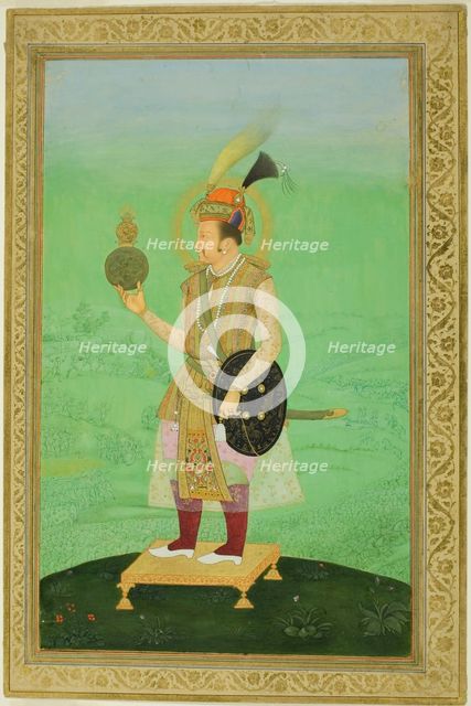 Portrait of Emperor Jahangir, c. 1800. Creator: Unknown.