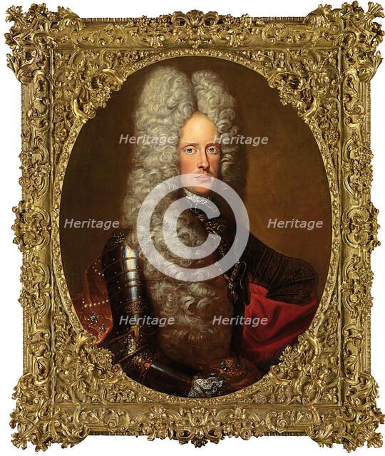 Portrait of Emperor Joseph I (1678-1711), Early 18th cen. Artist: Anonymous  