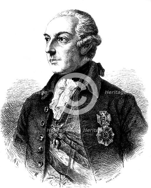 Portrait of Emperor Joseph II (1741-1790), 1861.