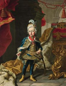 Portrait of Emperor Joseph II (1741-1790) as child, . Creator: Mijtens (Meytens); Martin van; the Younger (1695-1770)