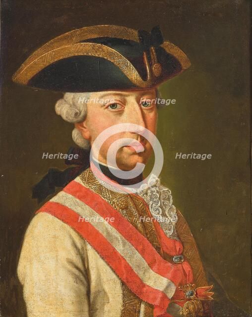 Portrait of Emperor Joseph II (1741-1790), c. 1780. Creator: Anonymous.
