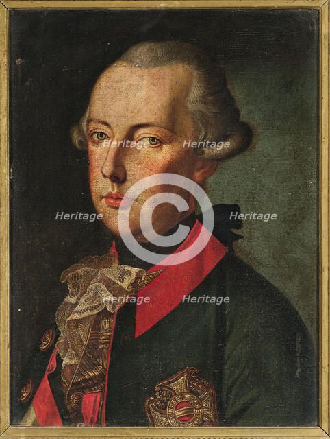Portrait of Emperor Joseph II (1741-1790), c1780. Creator: Anonymous ().