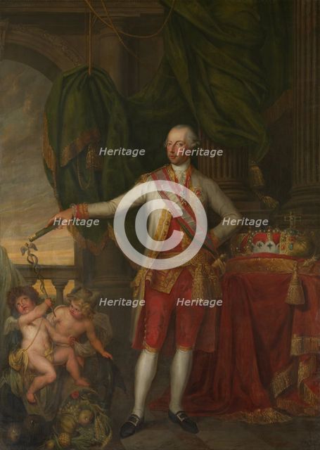 Portrait of Emperor Joseph II (1741-1790), Second Half of the 18th cen.. Artist: Pélichy, Gertrude Cornélie Marie de (1743-1825)