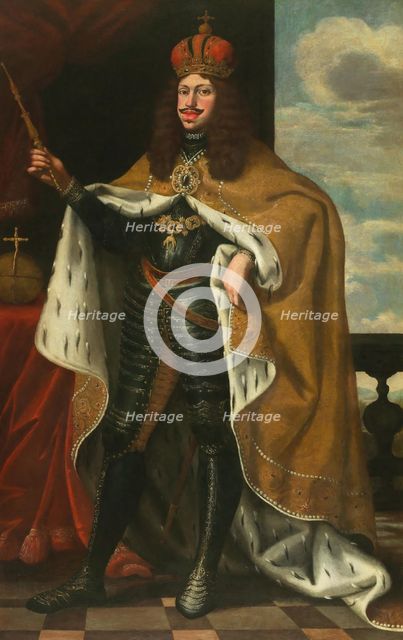 Portrait of Emperor Leopold I (1640-1705), c. 1660. Creator: Anonymous.