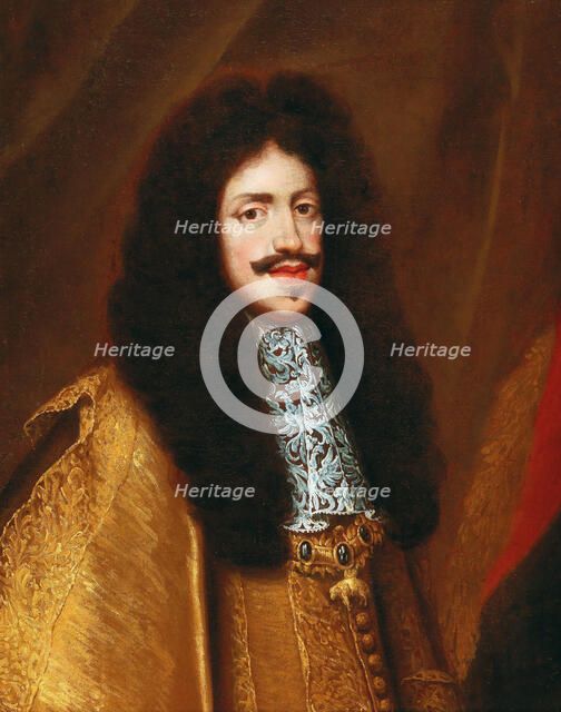 Portrait of Emperor Leopold I (1640-1705), Second Half of the 17th cen.. Creator: Block, Benjamin von (1631-1690).