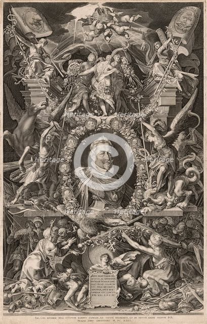 Portrait of Emperor Matthias, 1614. Creator: Aegidius Sadeler II.