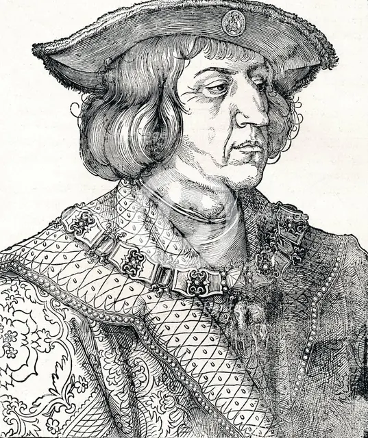 'Portrait of Emperor Maximilian I', 1511, (1906). Artist: Albrecht Durer.