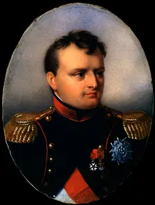 Portrait of Emperor Napoléon I Bonaparte (1769-1821), early 19th century. Creator: Isabey, Jean-Baptiste (1767-1855)