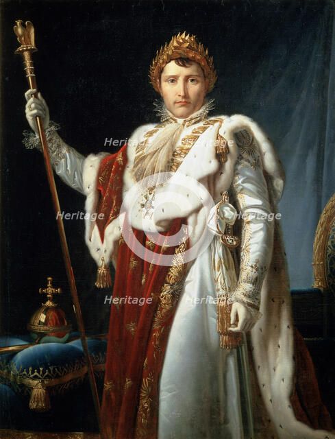 'Portrait of Emperor Napoléon I Bonaparte', c1804. Artist: Francois Pascal Simon Gerard