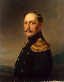 Portrait of Emperor Nicholas I, 1854. Creator: Georg von Bothmann