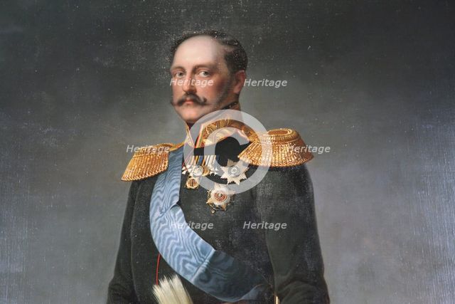 'Portrait of Emperor Nicholas I', mid 19th century. Artist: Unknown