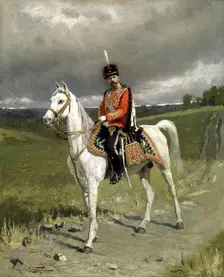 Portrait of Emperor Nicholas II (1868-1918), 1907. Creator: Makovsky, Alexander Vladimirovich (1869-1924)
