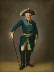 Portrait of Emperor Paul I, 1750. Creator: Stepan Semenovic Scukin