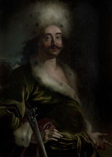 Portrait of Emperor Peter I the Great (1672-1725), 1711-1712. Creator: Kupecky (Kupetzky), Jan (Johann) (1667-1740)