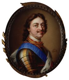 Portrait of Emperor Peter I the Great (1672-1725), 1717. Creator: Boit, Charles (1662-1727)
