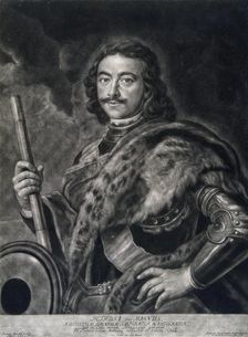 Portrait of Emperor Peter I the Great (1672-1725)