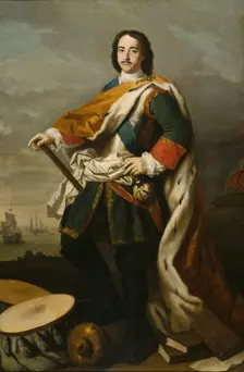 Portrait of Emperor Peter I the Great (1672-1725)