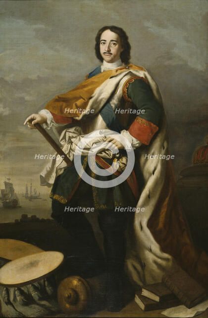 Portrait of Emperor Peter I the Great (1672-1725).