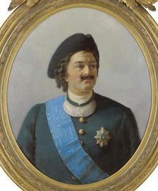 Portrait of Emperor Peter I the Great (1672-1725). Creator: Anonymous