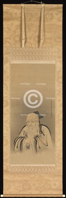 Portrait of Emperor Shennong, 1665. Creator: Kanô Tan'yû.