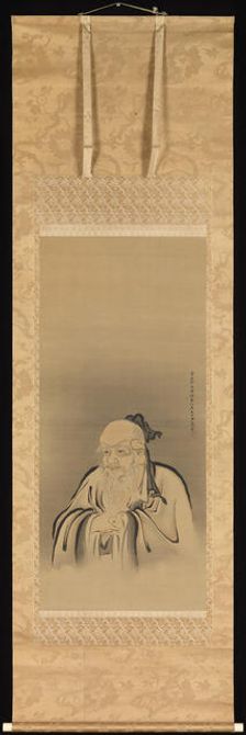 Portrait of Emperor Shennong, 1665. Creator: Kanô Tan'yû