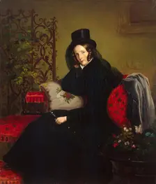 Portrait of Empress Alexandra Fyodorovna, 1836. Creator: Franz Kruger